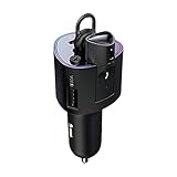 USB-Auto-Ladegerät, USB-C-Schnellladeadapter und USB-Buchse | und Safe Ladegerät für Auto, Ladegerät für Lautsprecher, Power Bank, Action Kamera