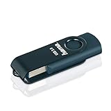 Hama 128 GB USB-Stick USB 3 Datenstick (90 MB/s Datentransfer, mit Öse zur Befestigung am Schlüsselring, Speicherstick, Memory Stick aus Metall, geeignet für Windows/MacBook) Petrolblau