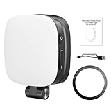 Telefon Ringlicht | Magnetisches Selfie-LED Licht | Praktisches Gadget Klappbar Mit Schminkspiegel Und 5 Helligkeitsstufen Für Videokonferenzen Live Streaming