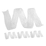 UTHCLO 4 Stück Elastisches Fleischnetz Baumwoll Rollbratennetz mit Hoher Elastizität zum Binden von Wurst und Braten Langlebiges Küchenzubehör für Gleichmäßiges Garen und Aufbewahrung