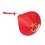 JUMPLAWN Rote Vietnamesische Laterne zur Dekoration für Frühlingsfest Traditionelle Hängende Laterne für Hochzeiten Festivals und Besondere Anlässe Diamant Design