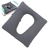 Generisch Anti-dekubitus-toilettensitzkissen, Pu-duschstuhl-sitzkissen, Vlies-atmungsaktives Druckentlastungskissen, 42 cm Universal-toilettenrollstuhlkissen
