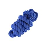 VICASKY Stabiles Pferde Führstrick Gedrehter Baumwolle mit Abzugsknopf und Karabinerhaken für Pferde und Vielseitig Einsetzbar für Stall