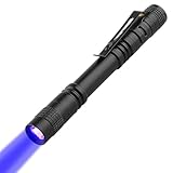 NXPUXP UV-Taschenlampe 395-Nanometer-Licht, Schwarzlicht-Lampe, Haustier-Urin-Detektor (Batterien Nicht im Lieferumfang Enthalten)