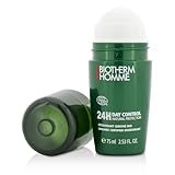 Biotherm Homme Day Control 24H Ecocert Deo Roll-On, 24 Stunden Herren Deo-Stick, wirksamer Schutz vor Schweißgeruch, Antitranspirant für empfindliche Haut und alle Hauttypen, 75 ml