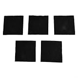 Feegow Komposteimer Kohlefilter, 8 × 8 × 0,5 cm Aktivkohlefilter, Kohleersatzfilter für Küchenkompostbehälter