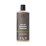 Urtekram Rosmarin Shampoo für feines Haar, 500ml - Bio-zertifiziert, vegan, nährende und stärkende Formel mit Aloe Vera und Glycerin für gesundes, voluminöses Haar