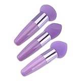 Beatifufu 3 Stück Teiliges Make-up Schwamm mit Griff Weiche und Hautfreundliche Beauty Schwämmchen für Flüssig Puderprodukte Vielseitig Einsetzbar für Foundation Abdeckcreme und Mehr