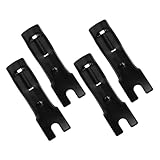 TOYANDONA 4 Stück Teiliges Förmiges Fahnenmasthalter aus Robustem Eisen Einfache ohne Werkzeug Windfeste Fahrrad Flaggenhalterung für Outdoor Räder und Freizeitfahrzeuge