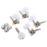 TOYANDONA 5Stücke Banjo Stimmwirbel Mechaniken mit Buchsen für Gitarre und Bass Hochwertige und Langlebige Ersatzteile für Optimales und Klangverbesserung