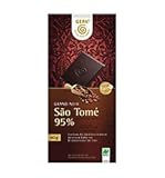 GEPA Bio Grand Noir Sao Tomé 95% Kakao Flach-Tafel-Schokolade 1 Karton (10 x 80g)