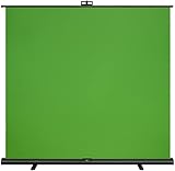 Elgato Green Screen XL - Extrabreites 2x1.82m Chroma-Key-Panel, Faltenfreies Material für Hintergrundentfernung für Streaming, Videokonferenzen auf Instagram, YouTube, TikTok, Zoom, Teams, OBS
