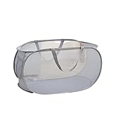 XAGMODSHN Faltbarer Wäschekorb mit Griffen, multifunktional, für drinnen und draußen, Reisen, Camping-Zubehör