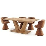 Newroom Esstisch Ausziehbar Wildeiche Esszimmertisch Modern - 150x76x90 cm (BxHxT) - Tisch Küchentisch Speisetisch - Esszimmer Küche Wohnzimmer