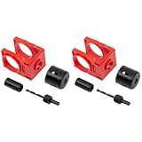 Kznifmk Installationsset für Türschloss, 2 Sets, Lochsägen-Set für Türschloss für Holztüren mit Führungsschablone
