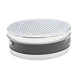 Amagogo Käsereibe, Edelstahl, Multifunktions-Handschneider, zu verwendende Gemüse- und Obstreibe, Lebensmittelzerkleinerer für Zitronenbutter, Schwarz