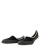 FALKE Herren Cosyshoe Invisible M HP Schurwolle Rutschhemmende Noppen 1 Paar Stoppersocken, Grau (Anthracite Melange 3082), 45-46