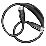 HOLIDYOYO USB Wiederaufladbare Leselampe zum Umhängen Flexibel Verstellbar Augenschonendes LED Licht Freihändig Nutzbar Kompakt für Nachtlesen und Handarbeiten