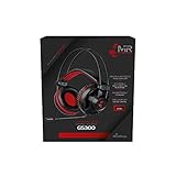 MR Gaming Series MediaRange MRGS300 Game 5.1 Surround Kopfhörer mit Kabel Schwarz/Rot