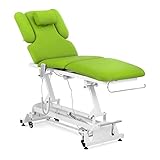 Physa Nantes Light Green_PH Massageliege 3 Motoren 200 kg Hellgrün Massagebank Therapieliege Behandlungsliege