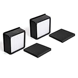 Homeponnew Ersatzfilter-Set für Dirt Devil F66 Handstaubsauger, kompatibel mit den Modellen UD70100, UD70105, UD70107, UD70110, UD70120, UD70220, inkl. 2 Filter und 2 Schaumstofffilter