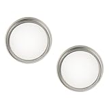 DIKACA 2 Stück Edelstahl -sprossenabdeckung Deckel Für Einmachglas Und Sprießende Bildschirme Schluck Rostfreies Sieb Keimglas Sieb Nur Einmachgläser Mit Rostfreier Stahl