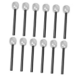 GALPADA 12 Stück Teiliges Dekorative Silber Leichtgewichtige Bühnen-Requisiten für Karaoke Rollenspiel Kinderparty als Kostümzubehör und Geschenk