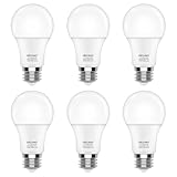 DiCUNO E27 LED Lampe 9W, ersetzt 60W, 5000K Kaltweiß, 806LM, Matt, E27 A60 Edison Birne, LED Leuchtmittel in Kolbenform mit E27 Sockel, kein Flackern, CRI90, nicht dimmbar, 230V, 6er Set