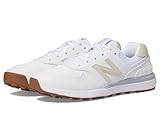 New Balance Damen 574 Greens V2 Golfschuh, Weiss/opulenter Garten, 42 EU