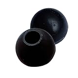 2-Pack Kammergriffkugel Gummi 25mm für besseren Grip beim schnellen Repitieren schwarz