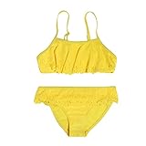 Kleinkind Mädchen 2 Stück Badeanzug Sport Soild Hohe Taille Bikini Set Badeanzug Badeanzug Mädchen Mit