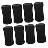 Alasum 4 Stück Schaumstoff fußpolsterrolle Schonbezüge für Fitnessgeräte Weich und Langlebig Stoßdämpfend für Beinstreckmaschine Gewichtheberplattform Einfache Montage für Heimtraining