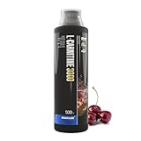 Maxler L-Carnitine 3000 - Kirsche - 500ml - Hochdosiertes L Carnitin Liquid - Vegane Nahrungsergänzuing - 3000mg Wirksotff pro Portion - 20 Portionen - Inklusive Messbecher