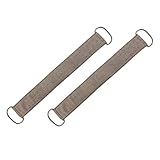 Toyvian 2 Stück Pack Rückenschrubber Duschstreifen aus Langlebigem Ramie Material Peeling Badehandtuch mit Langen Schlaufen für Effektive Hautschuppenentfernung und Rückenreinigung Beim