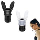 2 Stück Lungentrainer Atemtrainer,Tragbares Atemtrainer Breathing Trainer,Atemtrainingsgerät für die Lungenkapazität Tragbares Atemtrainer Verstellbarer Lungentrainer abnehmbar für Einfache Reinigung