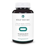 WILD YAM 50+ mit 80mg Yams Diosgenin, Calcium und Vitamin D, 90 VegeCaps