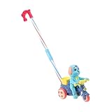 Gatuida Junge Mädchen Lauflernwagen mit Musik und Licht Multifunktionaler Blauer Hund Push Toy Sitz und Laufhilfe für Jungen Robustes für Junge Mädchen und Kleinkinder