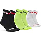 GripGrab Classic Regular Cut 1er und 3er Set Sommer Fahrradsocken Rennrad Mountainbike Indoor Cycling Radsport Socken