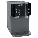 Aqmos Drinking Wasserspender Schwarz – Premium Komplettsystem mit still & sprudelnd, 5–95 °C heiß & kalt, integrierte Umkehrosmose, Sensorbedienung, für Küche & Büro