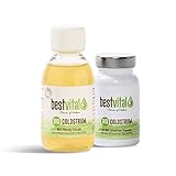BIO Colostrum Set - 400mg Kapseln hochdosiert + Liquid - Aus 100% Erstmilch - Deutsches BIO-Siegel - Reich an natürlichen Immunglobulinen - 60 Stk + 125ml