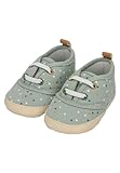 Sterntaler Baby - Jungen Babyschuh Muster, Steingrün, 20 EU