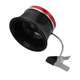 minkissy Clip Lupe mit Facher Vergrößerung Glaslinse Leicht Kompakt für Uhrenreparatur Einfach an Brillen zu Befestigen für Juweliere Hobbyisten