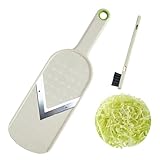 Multi-Handheld-Mandoline-Hobel, V-Klingen-Mandoline-Hobel, BPA-freies Material in Lebensmittelqualität, Klingen aus Edelstahl