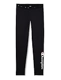 Champion Mädchen und Mädchen Legacy American Classics G-Big Logo Light-Stretch Fleece Leggings, Schwarz, 13-14 Jahre