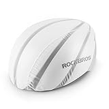 ROCKBROS Helmüberzug Helmet Cover Regenkappe für Fahrradhelm Wasserdicht Staubdicht Winddicht Universalgröße Schwarz/Weiß/Grün