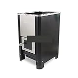 Dampfgenerator für die Sauna zu Hause, Holz-Kaminofen, Holz-Saunaofen, Sauna-Trockendampfofen, Original-Außensauna-Holzofen für die Dusche in der Dampfbaddusche zu Hause