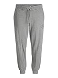 JACK&JONES Pants Studio Mens Light Grey Melange Sweat Pants