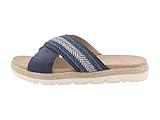 Tom Tailor Damen 7490030001 Slipper, Denim, 36 EU