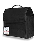 LIONSTRONG Auto Kofferraumtasche [HOCHWERTIGER FILZ] – Faltbar – Rutschfest mit Klettbändern zu befestigen – Werkzeugtasche – Auto Zubehör - Universell für alle Autos geeignet