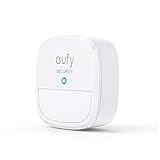 eufy Security Bewegungssensor, Sicherheitssystem mit Alarm, 100° Blickfeld, 9m Reichweite, 2 Jahre Akku, Einstellbare Empfindlichkeit, Steuert HomeBase Überwachungsgeräte, HomeBase notwendig